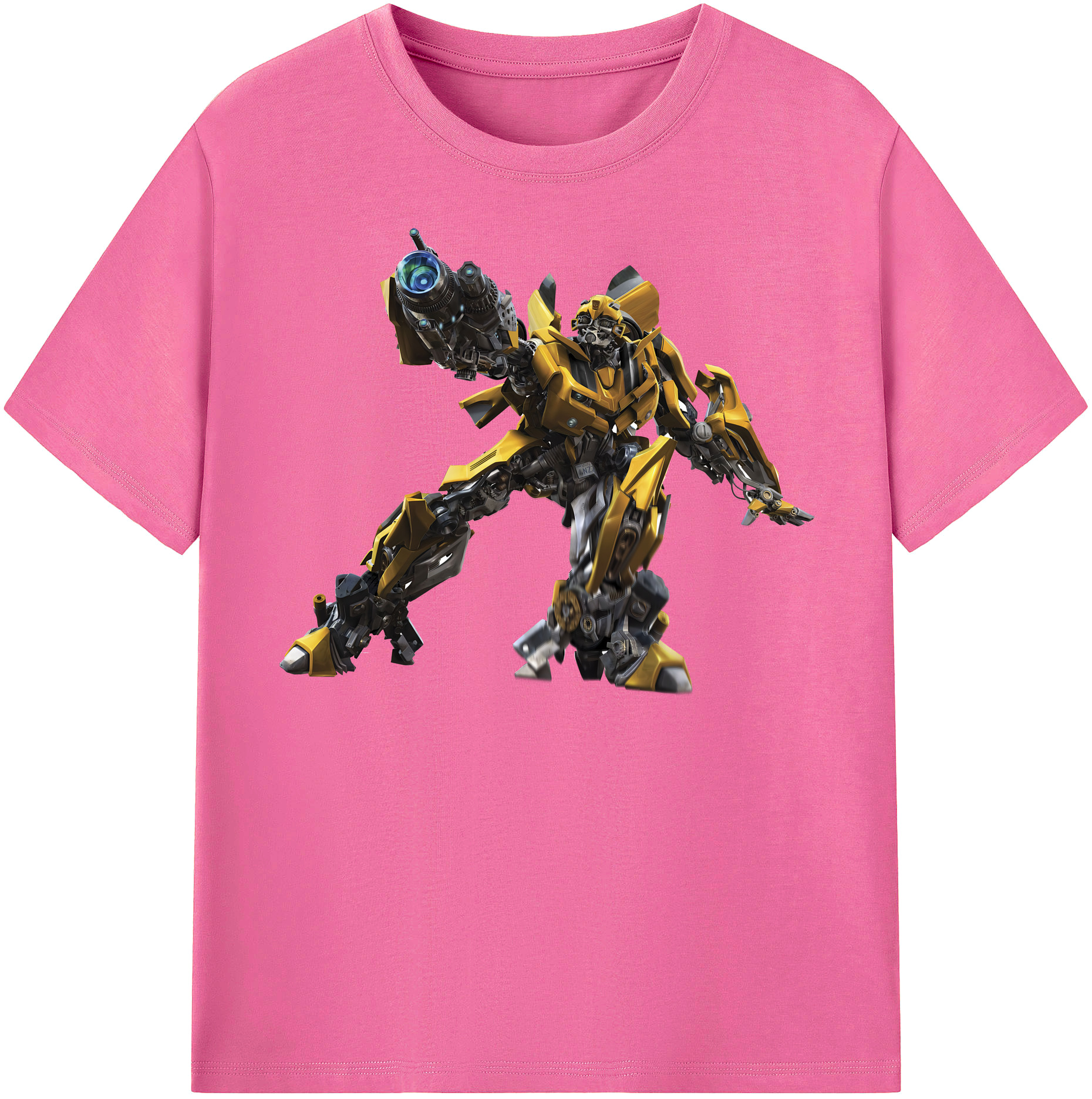 （画像用） Transformers トランスフォーマー レディースカジュアルプリントTシャツ（綿100％）